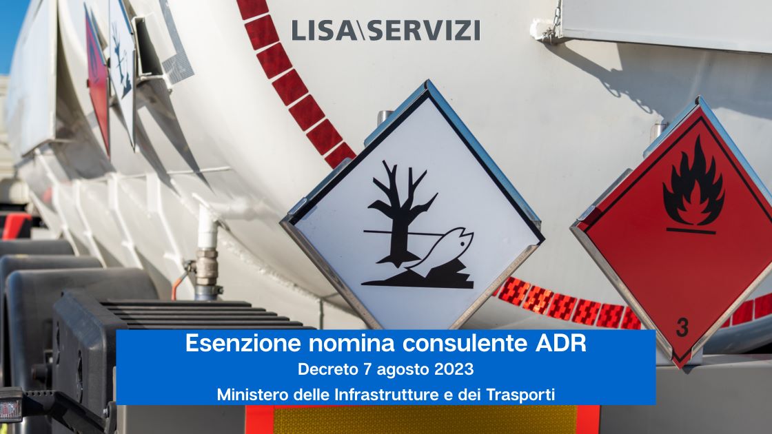 Esenzione nomina consulente ADR