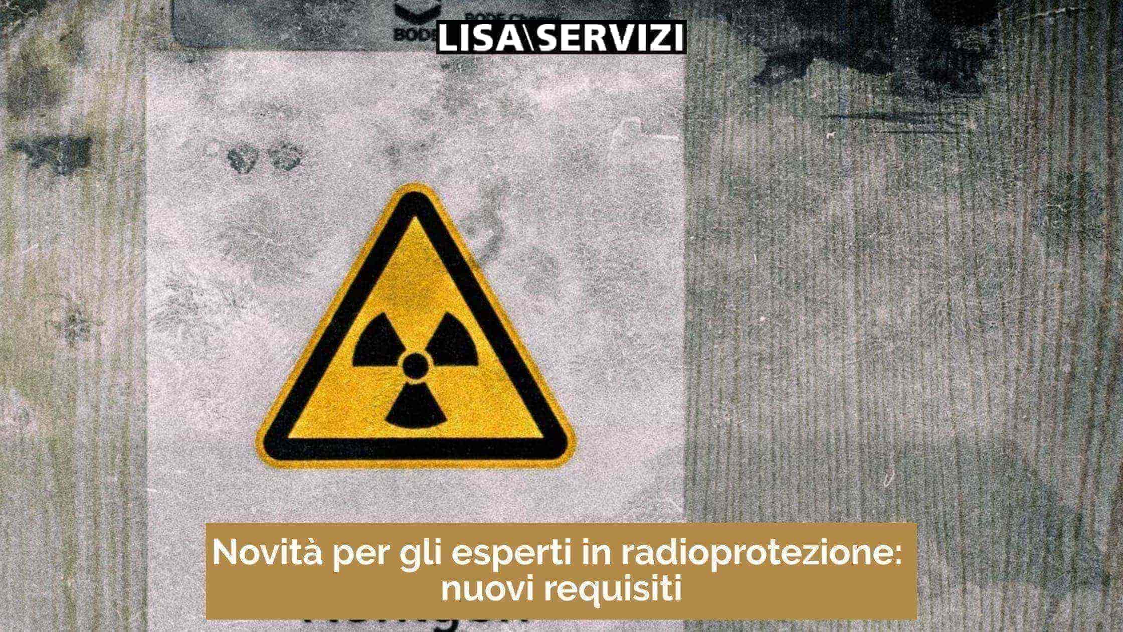 esperto di radioprotezione esperto di radioprotezione