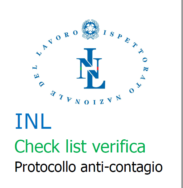 Aggiornamento Check-list INL Coronavirus Aggiornamento Check-list INL Coronavirus