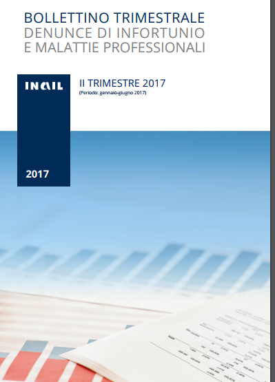 Inail Statistiche infortuni II trimestre 2017