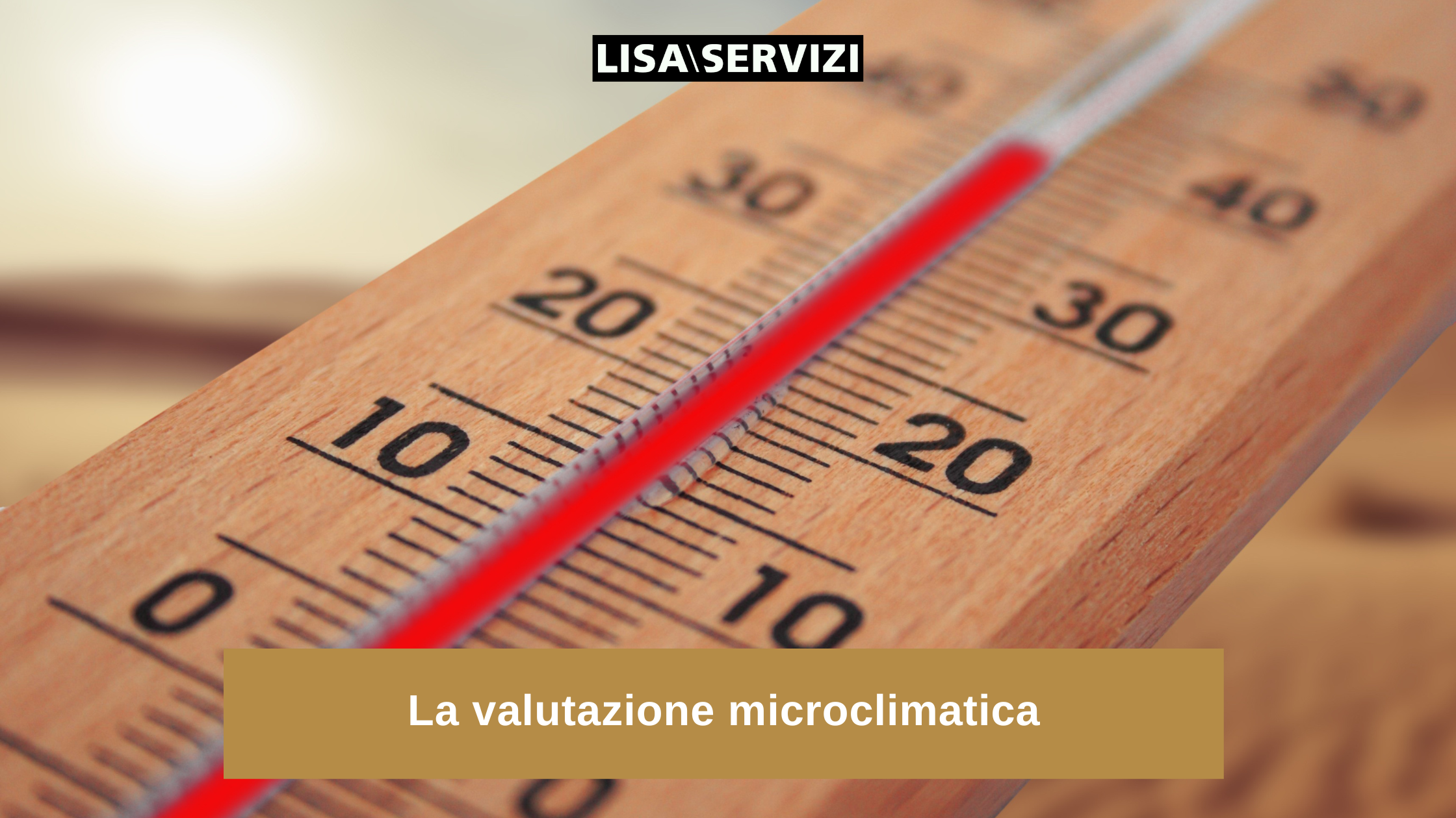 La valutazione microclimatica