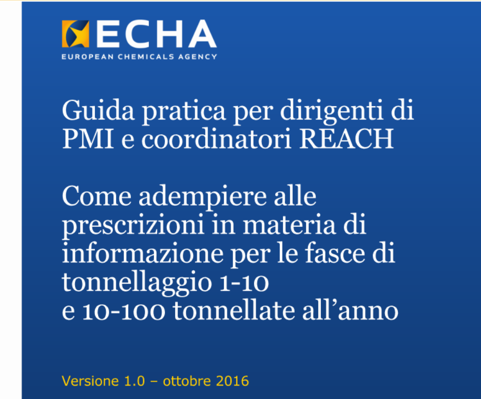 Linee guida ECHA Linee guida ECHA
