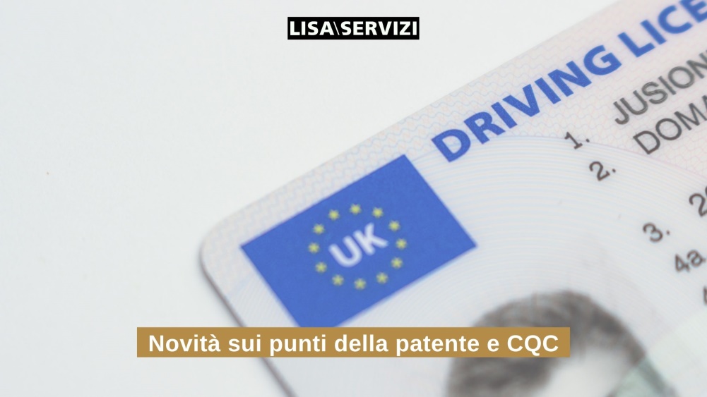 Novità sui punti della patente e CQC Novità sui punti della patente e CQC