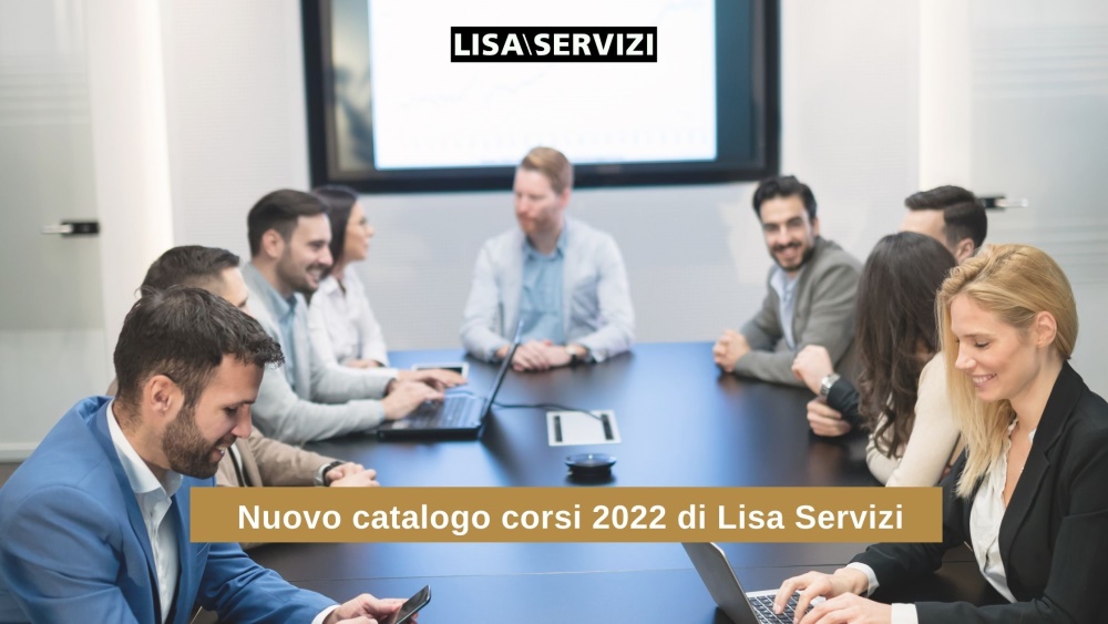 Nuovo catalogo dei corsi 2022 di Lisa Servizi