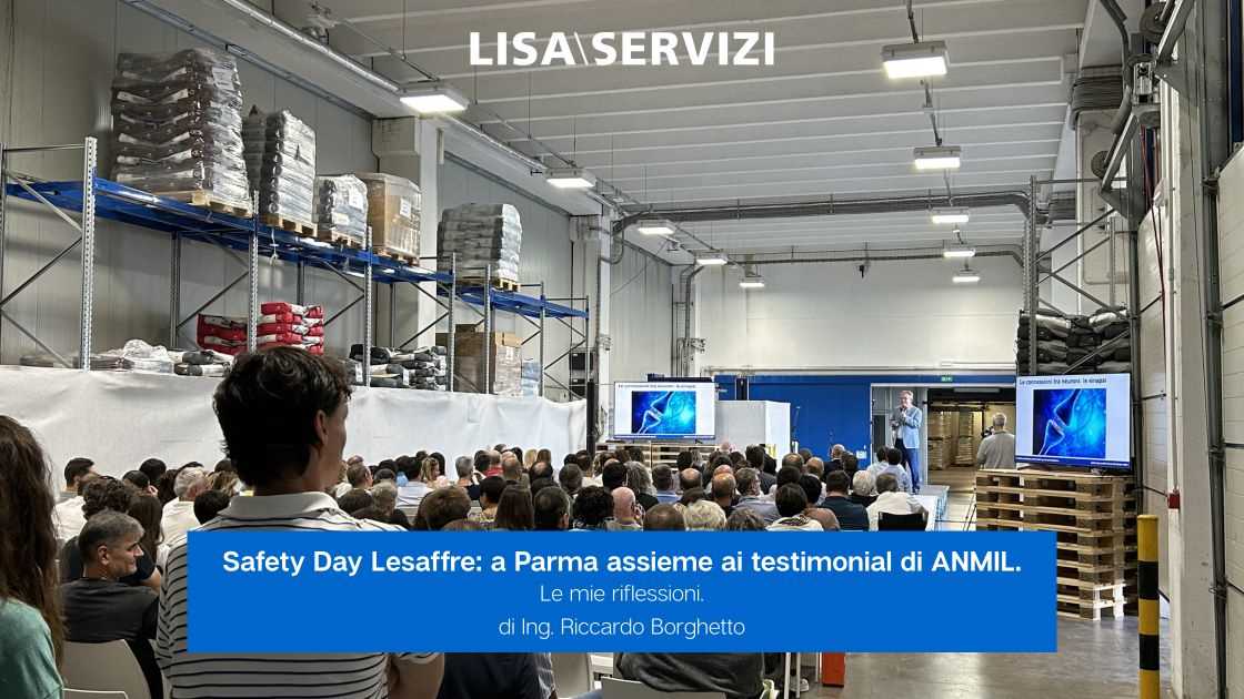 Safety Day Lesaffre a Parma assieme ai testimonial di ANMIL