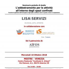 Seminario Addestramento Spazi Confinati Lisa Servizi