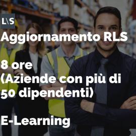 Corso aggiornamento RLS E-learning 8 ore