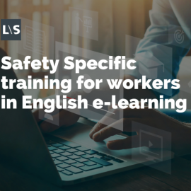 Safety Specific training for workers in English e-learning Safety Specific training for workers in English e-learning