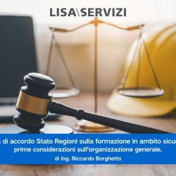 Bozza di accordo Stato Regioni sulla formazione in ambito sicurezza