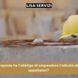 il preposto ha l'obbligo di sospendere l'attività