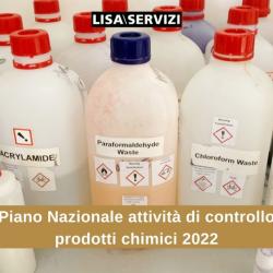 Piano Nazionale attività di controllo prodotti chimici 2022