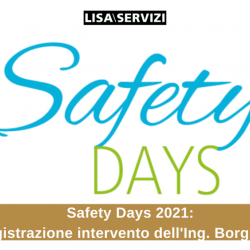  Safety Days 2021: registrazione intervento dell'Ing. Borghetto