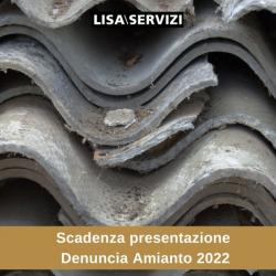 Scadenza presentazione Denuncia Amianto 2022