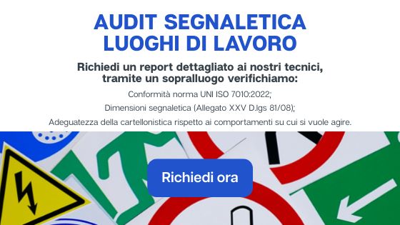 audit segnaletica luoghi di lavoro