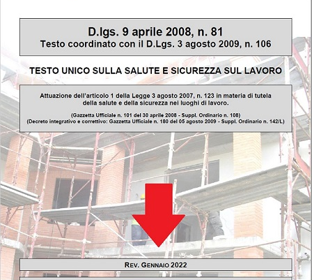 Testo unico sicurezza edizione Gennaio 2022