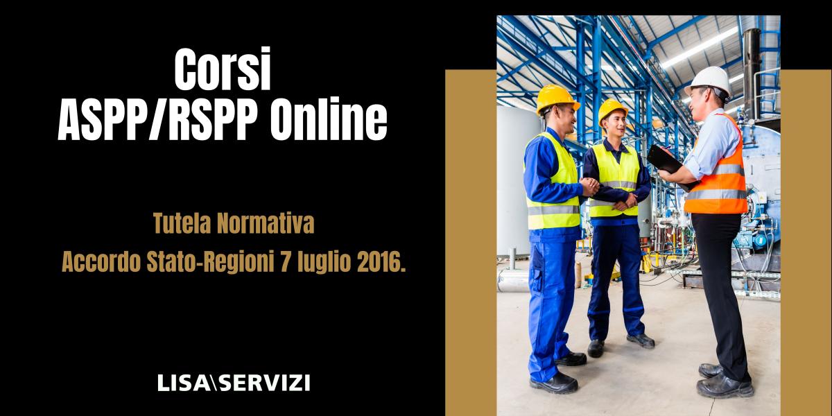 Modulo A Rspp Aspp 28 ore 