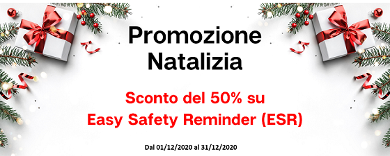promozione Natalizia ESR Easy Safety Reminder