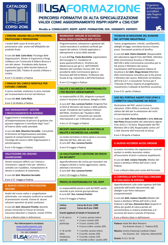 corsi-aggiornamento-rspp-2016-alta-specializzazione-lisa-servizi