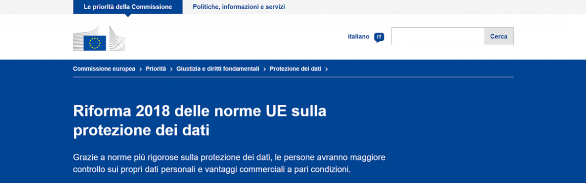  pronto il nuovo sito Web